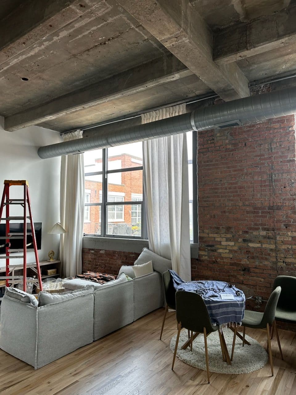 Lighting Transformation in Cozy Industrial Loft