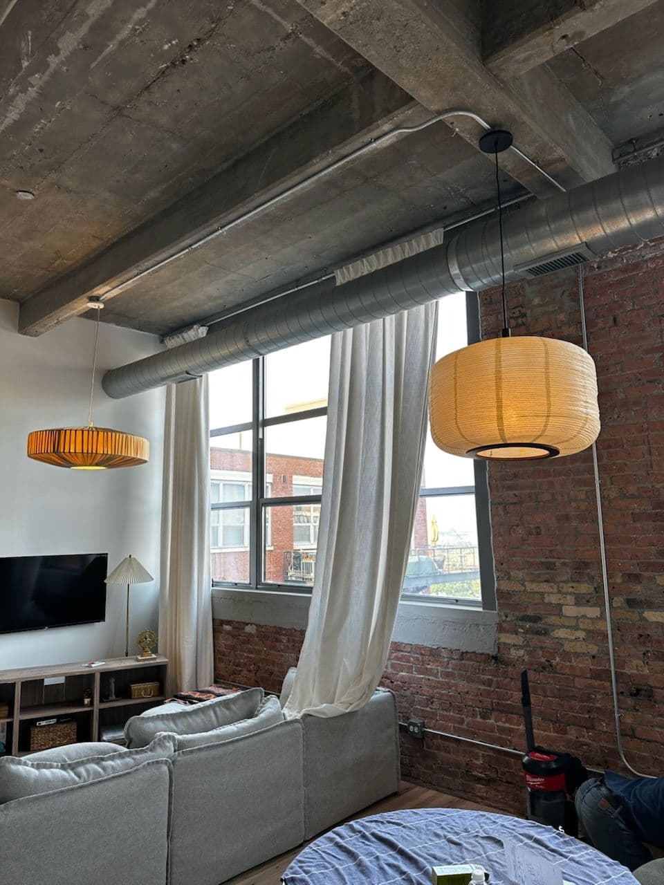 Lighting Transformation in Cozy Industrial Loft